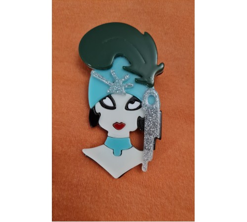 Brosche Kitti Extravagante Design Brosche Französische Style Brosche Kitti Extravagante Design Brosche Französische Style
