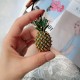 Brosche Ananas Brosche – Goldgrüne Strass Anstecknadel für Damen Exklusive Vintage  Ein Statement Schmuckstück