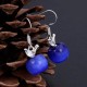 Ohrringe Silber mit Opal & Zirkonia Elegante Apfel