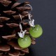 Ohrringe Silber mit Opal & Zirkonia Elegante Apfel