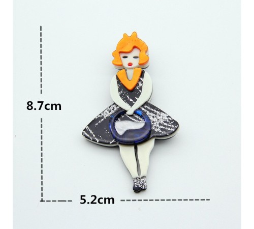 Brosche Marlen Extravagante Design Brosche Französische Style Brosche Marlen Extravagante Design Brosche Französische Style