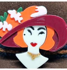Brosche Extravagante Sara Design Brosche Französische Style 