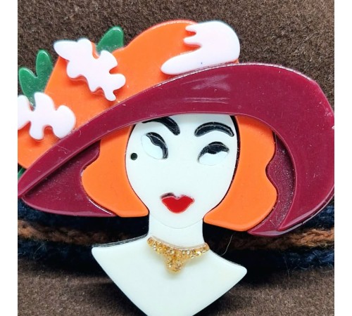 Brosche Extravagante Sara Design Brosche Französische Style Brosche Extravagante Sara Design Brosche Französische Style