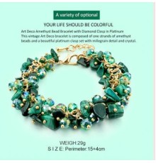 Armband aus echten Halbedelsteinen – Stil & Energie vereint