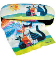 Brillenetui-Set „Cats“ von Rosina Wachtmeister – Kunstvolle Eleganz für Katzenliebhaber!