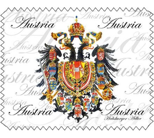 Brillenputztuch Österreichisches Wappen - Mikrofaser Reinigungstuch Brillenputztuch Österreichisches Wappen - Mikrofaser Reinigungstuch