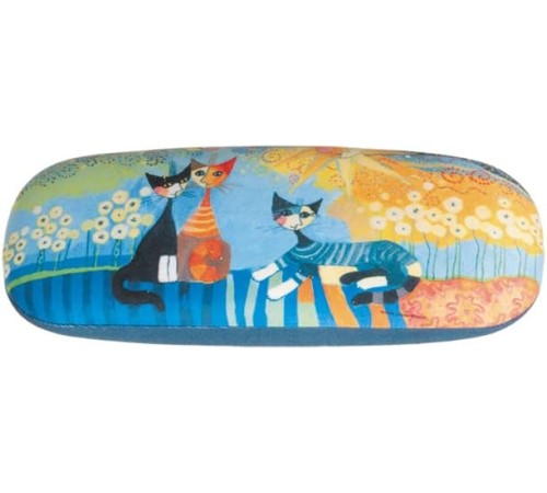 Brillenetui Set „Cats“ von Rosina Wachtmeister – Kunstvolle Eleganz für Katzenliebhaber!