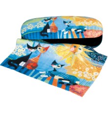 Brillenetui Set „Cats“ von Rosina Wachtmeister – Kunstvolle Eleganz für Katzenliebhaber!