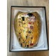 Vase Gustav Klimt  'Der Kuss' – Edle Keramikvase in Geschenkbox