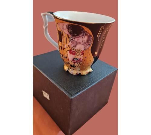 Tasse Gustav Klimt  'Der Kuss' – Porzellantasse