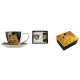 Tasse Gustav Klimt Tassen-Set 'Der Kuss' – Porzellantasse mit Untertasse