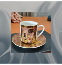 Espresso Tasse Set – Klimt Der Kuss 