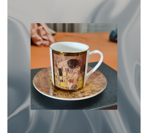 Espresso Tasse Set – Klimt Der Kuss Espresso Tasse Set – Klimt Der Kuss