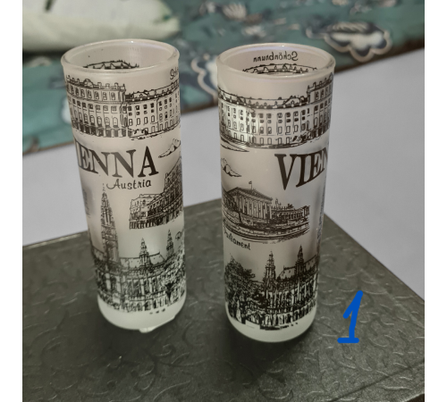 2er SET Schnaps-, Wodka- oder Grappa-Gläser
