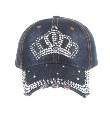 Kappe Strass-Jeans-Basecap Damen