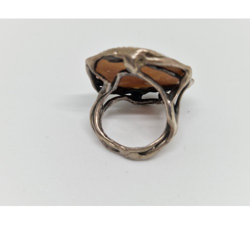 Ring mit handgeschnitzter Camee Sternzeichen Ring mit handgeschnitzter Camee Sternzeichen