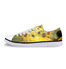 Sneakers Limited Edition – mit Klimt-Motiven Kuss kurz