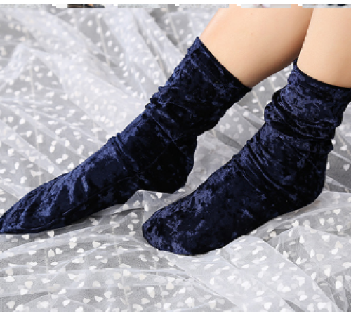 Socken Luxuriöse Velours – Weich, elegant & stilvoll one size Socken Luxuriöse Velours – Weich, elegant & stilvoll one size