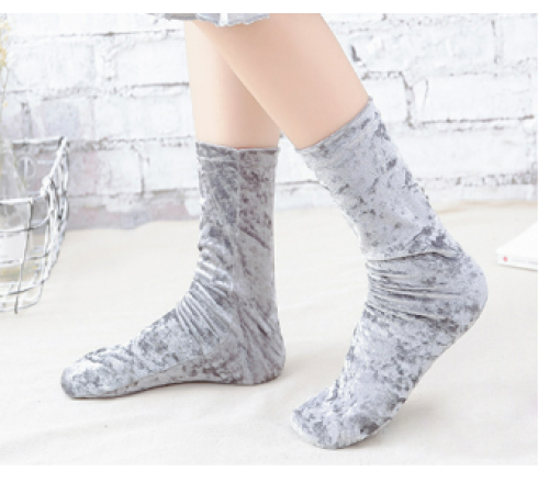 Socken Luxuriöse Velours – Weich, elegant & stilvoll one size Socken Luxuriöse Velours – Weich, elegant & stilvoll one size
