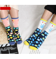 Socken SET Abstract Canabis Set 2 Paar  Size. 38-44