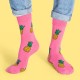 Socken Ananas Black mit Obstmotiven Size: 38-44