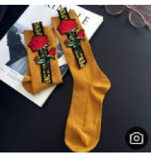 Socken mit 3D-Effekt – Rosen Size 37-41