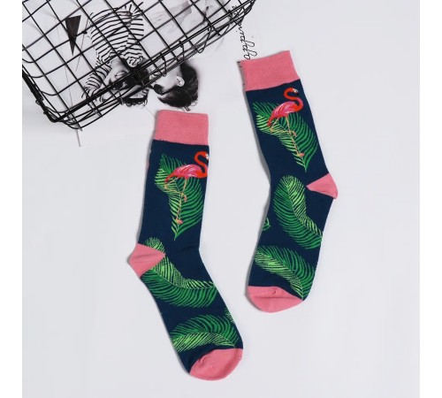 Socken Garten Flamingo Vogel Size. 38-43 Socken Garten Flamingo Vogel Size. 38-43