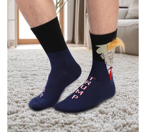 Socken Tump mit Kunsthaaren – Lustige Statement-Socken