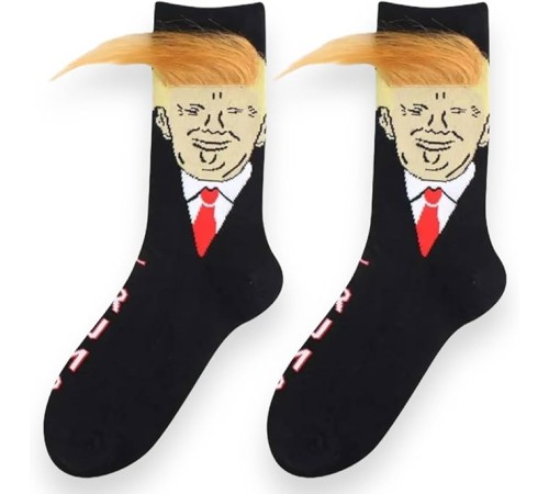Socken Tump mit Kunsthaaren – Lustige Statement-Socken