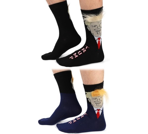 Socken Tump mit Kunsthaaren – Lustige Statement-Socken