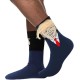 Socken Tump mit Kunsthaaren – Lustige Statement-Socken
