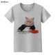 T-Shirt T-Shirt Cat Millionär